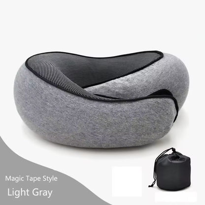 Memory Foam Neck Pillow Cervical Vertebra Travel Portable Noon Break Aircraft U Type of Pillow Sleep Camping Pillow Carry Bag