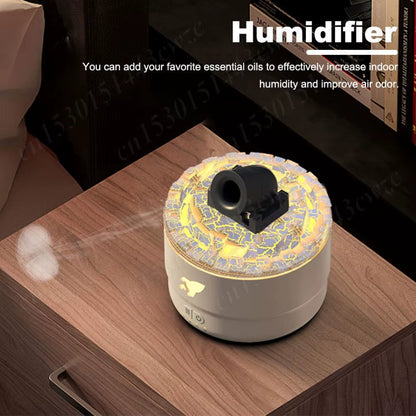 Volcanic Crack Light Cannons Humidifier Air Humidifier Fire Essential Oil Diffuser Aromatherapy Cannon Blast Aroma Humidifier